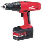 Milwaukee 0524-24 18-Volt 1/2" T-Handle Hammer-Drill 0-500/1600 RPM with Two Batteries, Charger, and Case