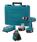 Makita 6347DWDEX 18-Volt 1/2" MFORCE Cordless Drill Kit with Free Pair of Mechanix Wear Gloves