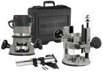 Porter-Cable 693VSPK Fixed and Plunge Base 1-3/4 HP Router Kit with Case & Edge Guide