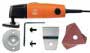 Fein Multi-Master Electric Variable Speed Kit includes Flush Cutting Blade and Scraper Blade